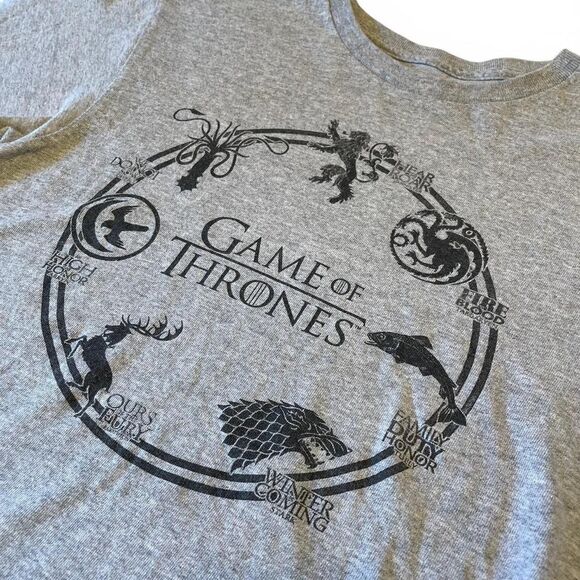 Grey Game of Thrones Women's cotton t-shirt (S) - Picture 3 of 4